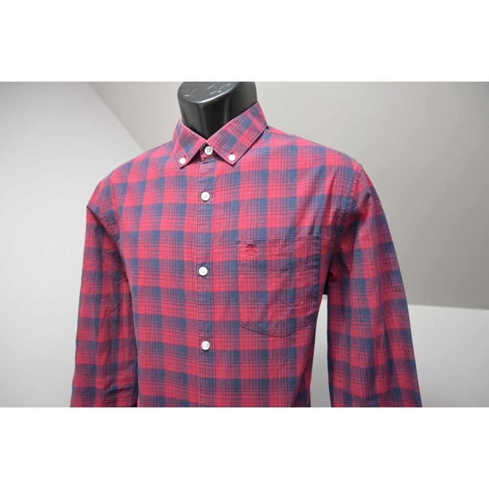 Penguin MunsingWear Dress Shirt Classic Fit Long Sleeve Plaid Mens Sz Medium